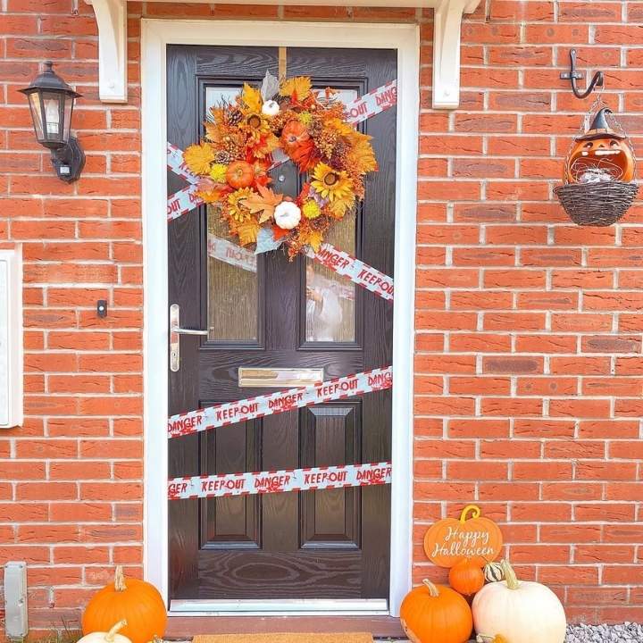 Cozy Halloween Danger Door