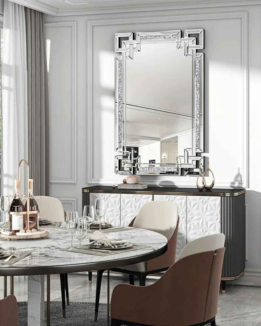 Crystal Trim Mirror