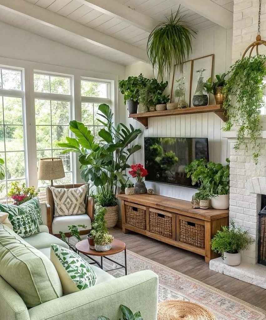 Greenhouse-Style Living Room