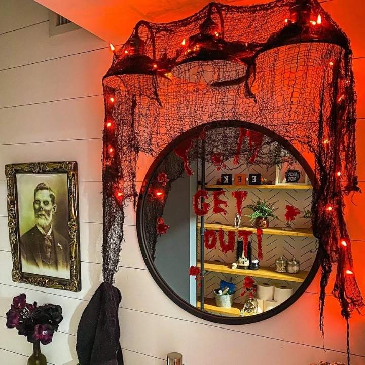 Haunted Mirror Warning Setup