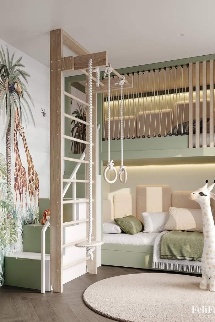 Jungle Gym Kids Bedroom