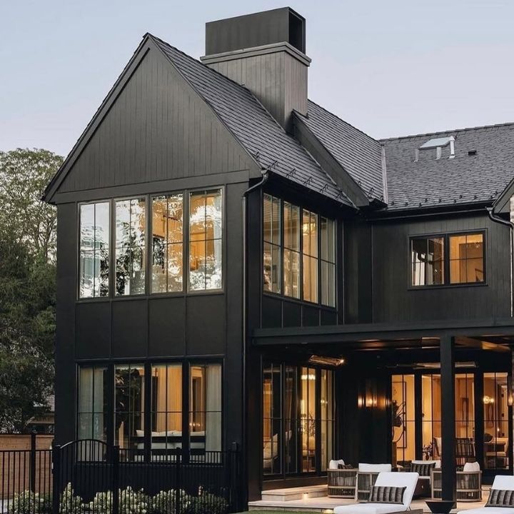 Matte Black and Glass Exterior Combination