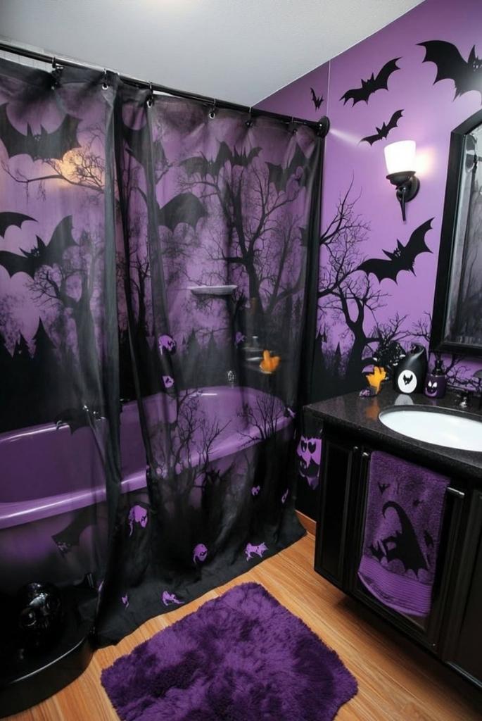 Midnight Bat Cave Bathroom