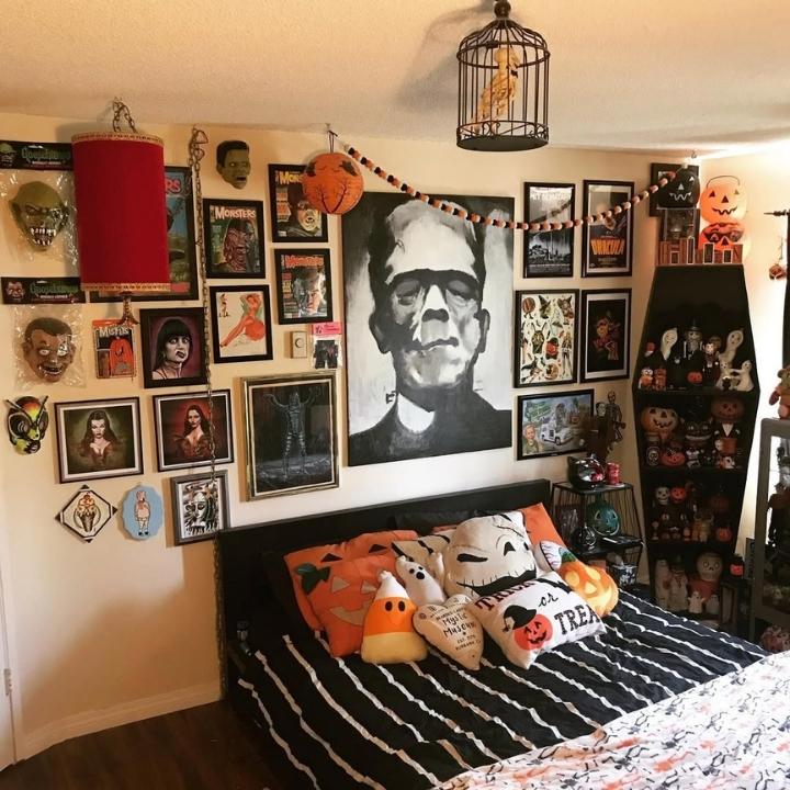 Monster Wall Art Halloween Nook