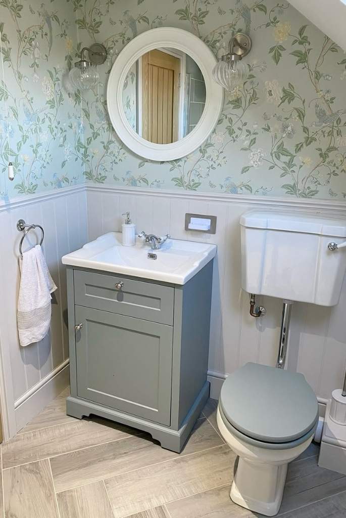Pastel Bloom Bathroom