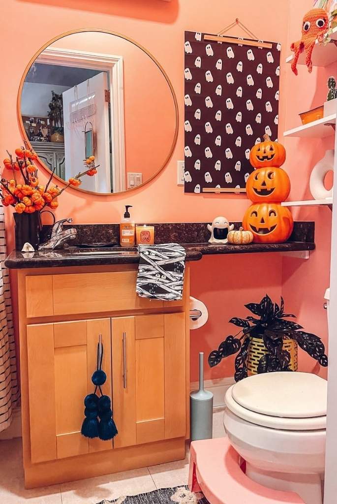 Playful Pastel Halloween Corner