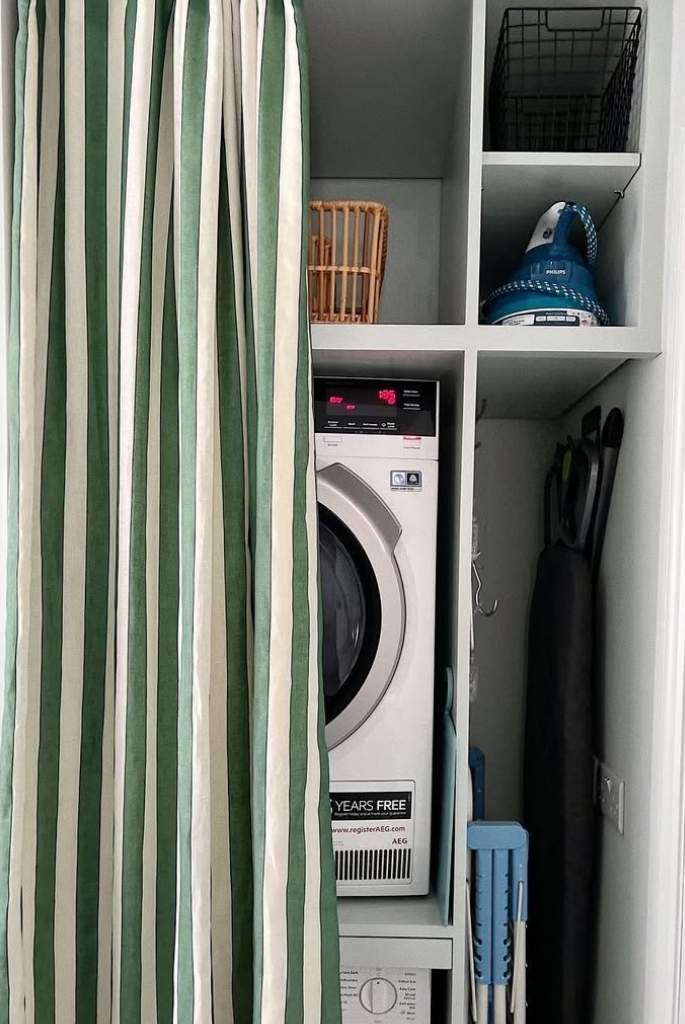 Pull-Out Shelf Laundry Nook
