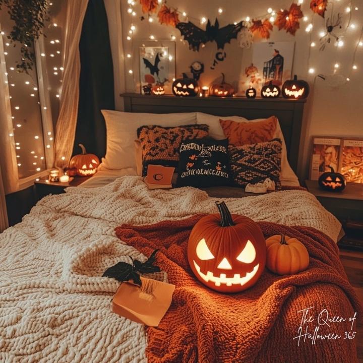 Pumpkin Glow Wonderland Bedroom