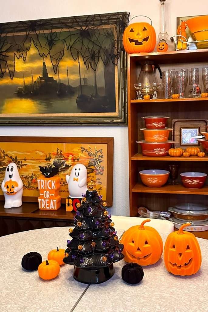 Retro Halloween Corner