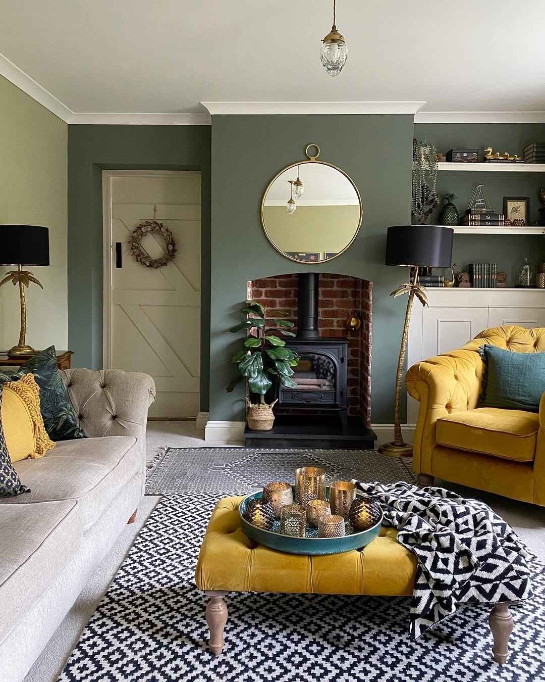 Round Brass Mirror