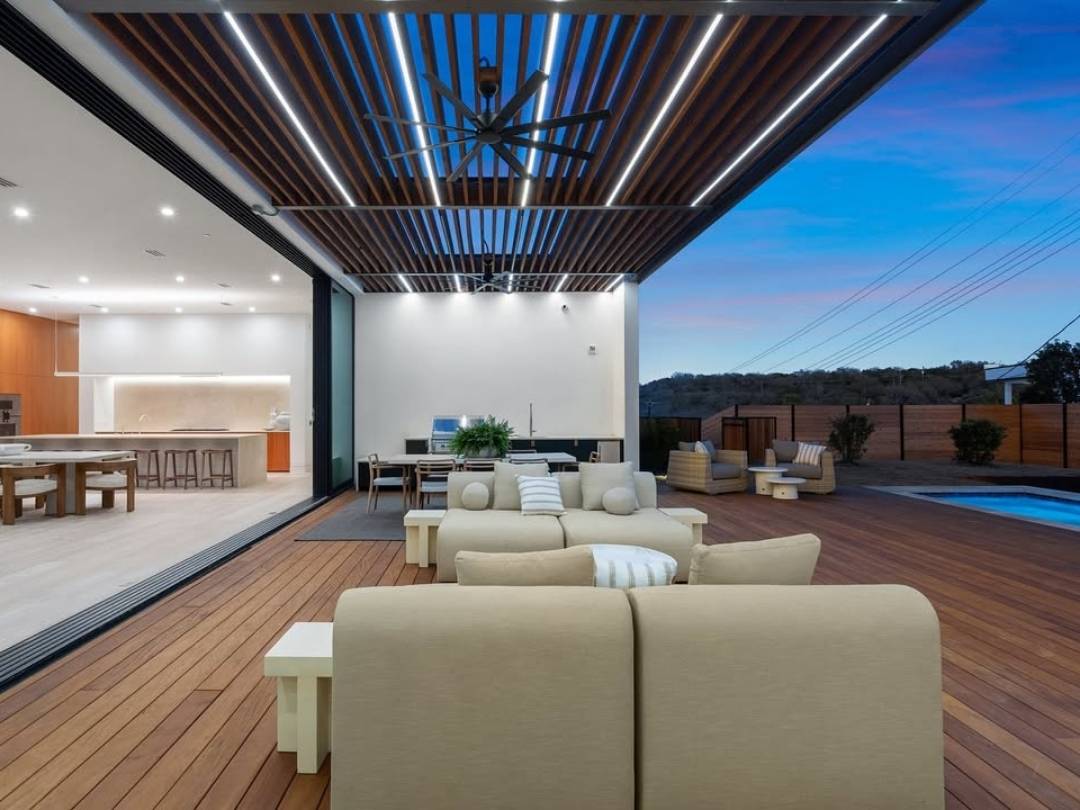 Slatted Roof Patio