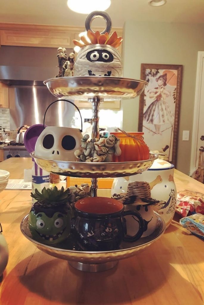 Spooky Tiered Tray Display