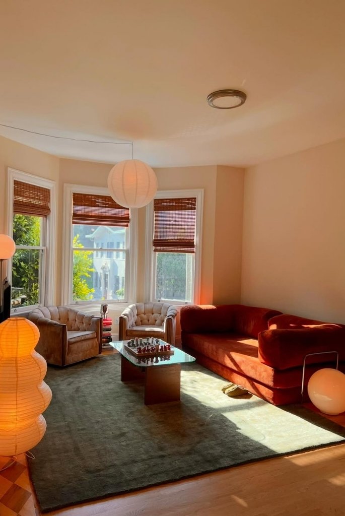 Sunlit Retro Lounge
