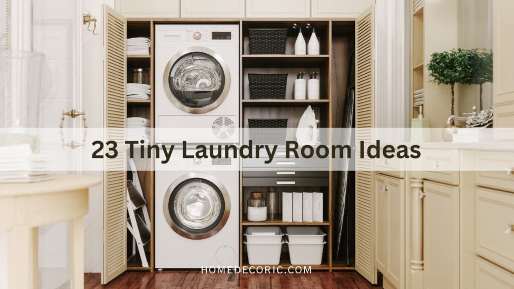 Tiny Laundry Room Ideas