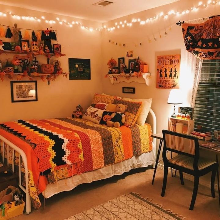 Whimsy Pumpkin Patch Bedroom