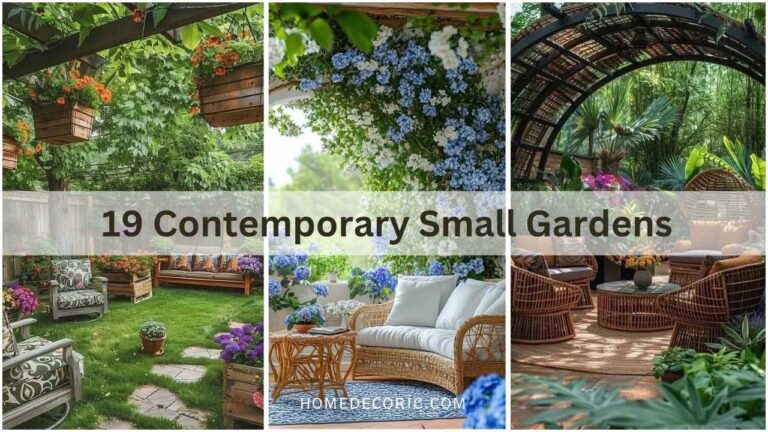 contemporary small garden ideas