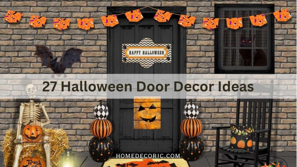 27 Halloween Door Decoration Ideas to Impress Guests