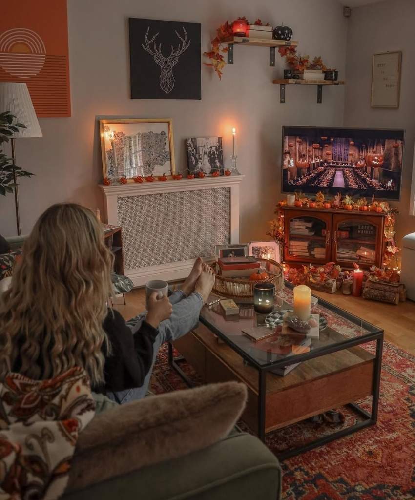 Autumn Halloween Living Room Retreat