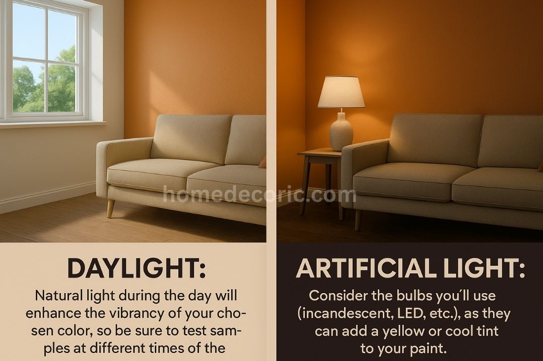 Daylight in room