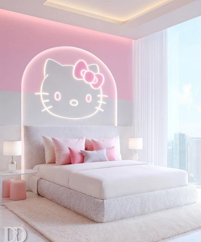 Hello Kitty Pink Bedroom