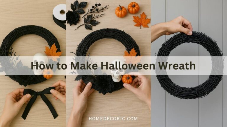 How to Make Your Own Halloween Wreath for the Front Door