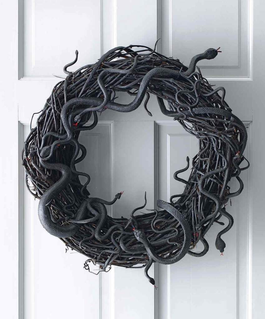 Medusa's Nest Snake Wreath