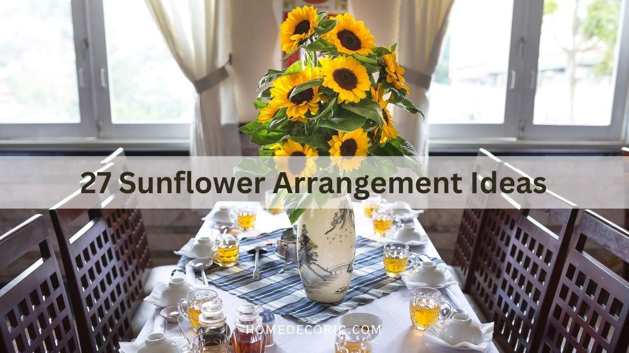 Sunflower Arrangement Ideas