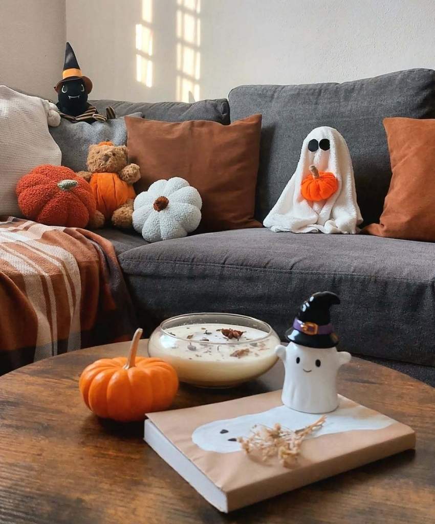 Whimsical Halloween Living Room