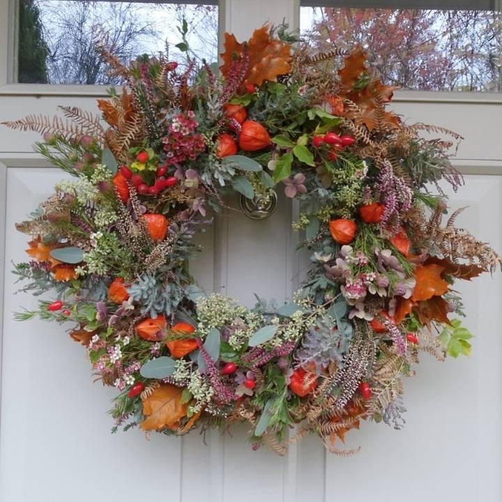 Wild Garden Harvest Wreath