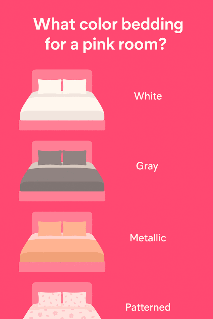 pink bedding