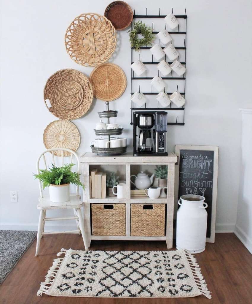 Boho Farmhouse Coffee Bar