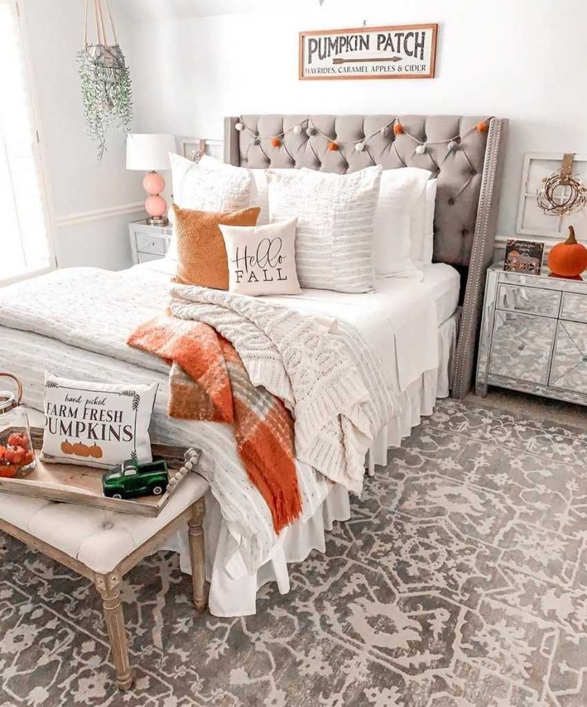 Bright Pumpkin Patch Bedroom