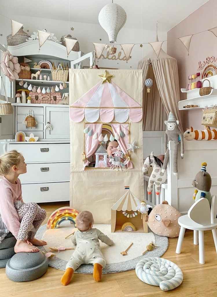 Circus-Themed Playroom Tent