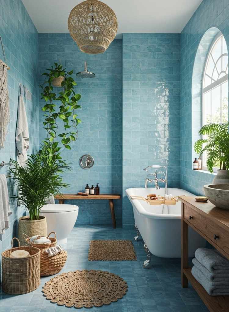 Coastal Blue Serenity Bathroom