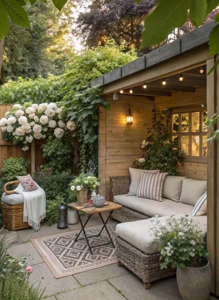 Cottage Garden Seating Area