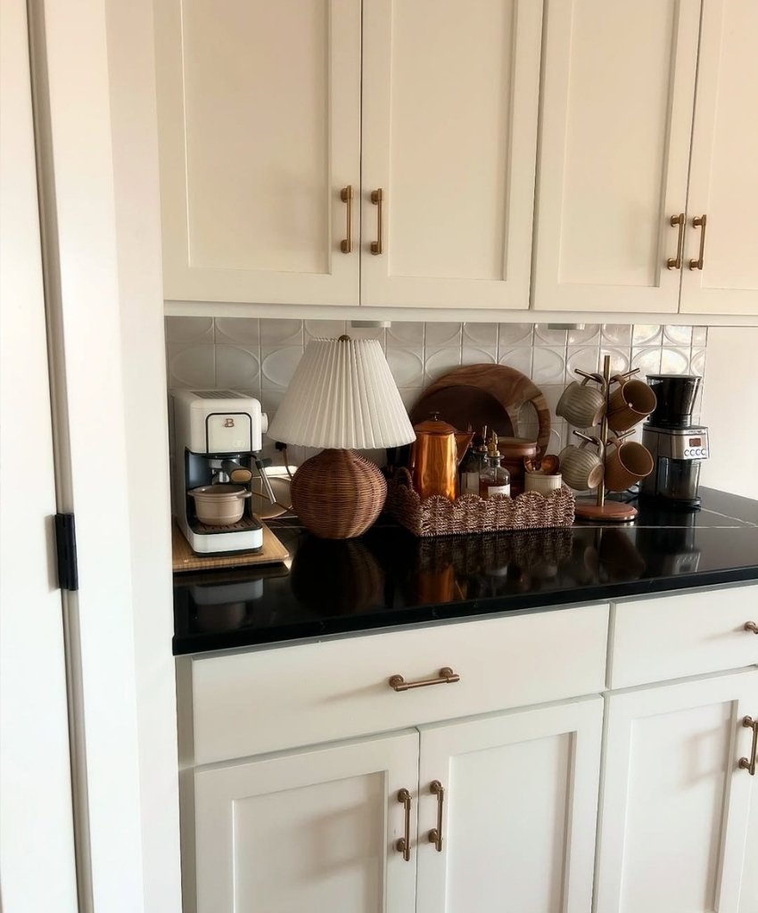 Cozy Countertop Coffee Bar