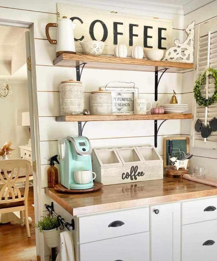 Farmhouse Coffee Station