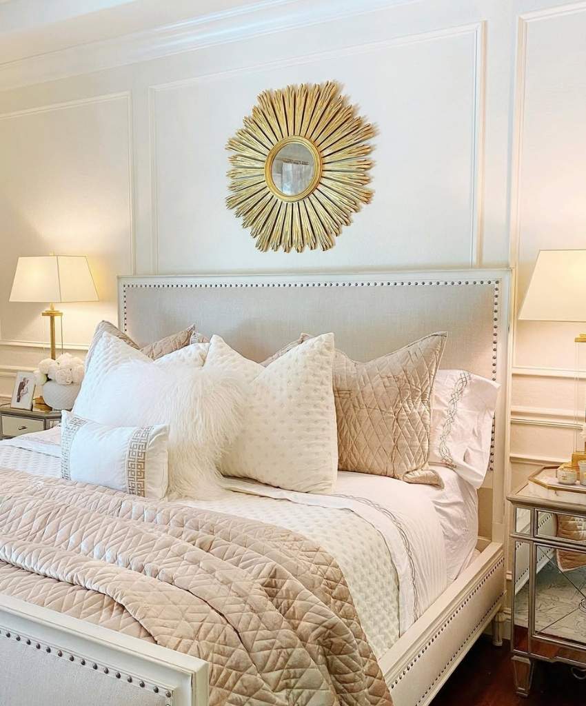 Luxurious Golden Fall Bedroom