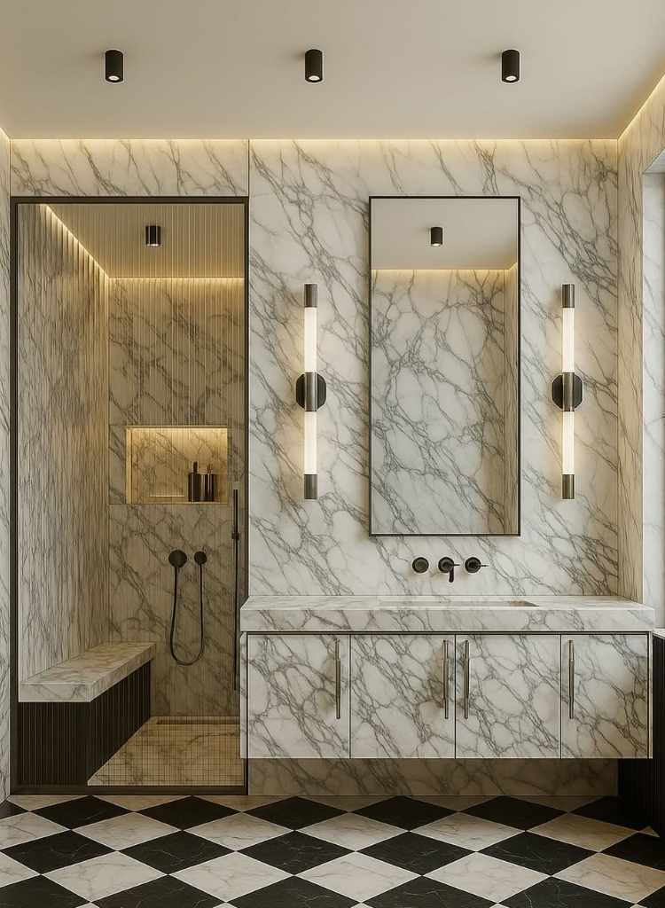 Luxurious Marble Bathroom