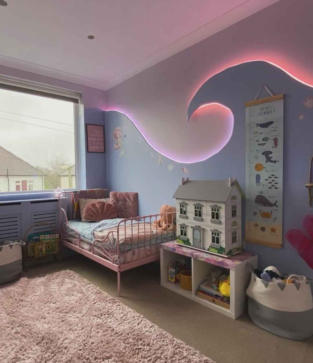 Mermaid-Themed Playroom Bedroom