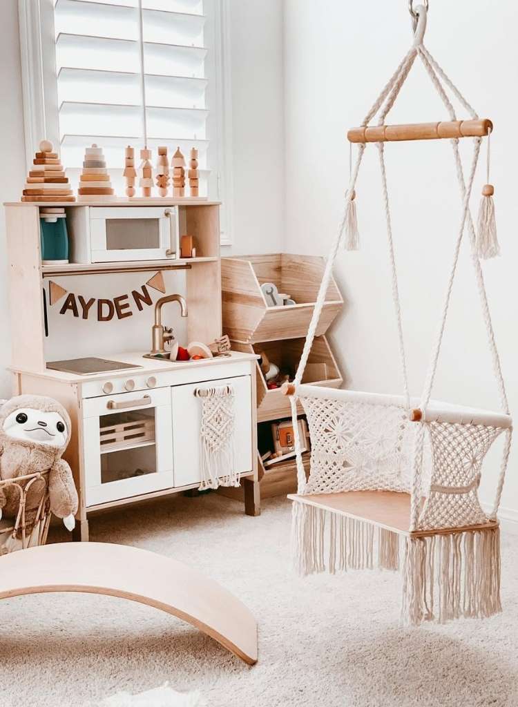 Minimalist Boho Playroom