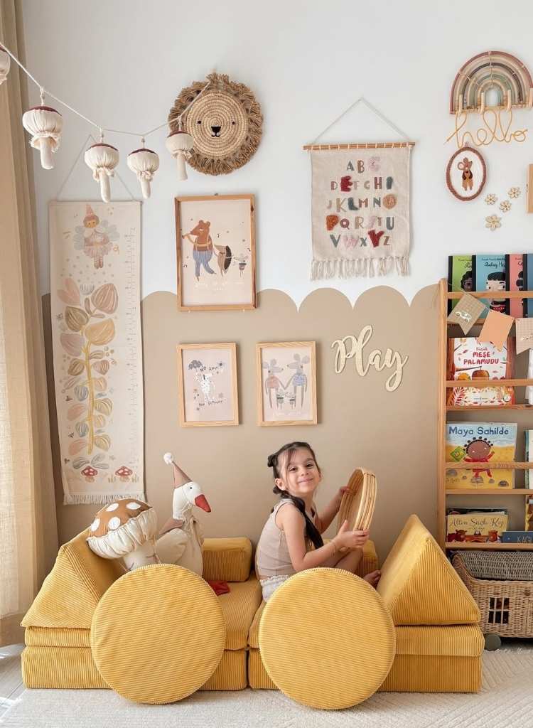 Playroom with Modular Sofa
