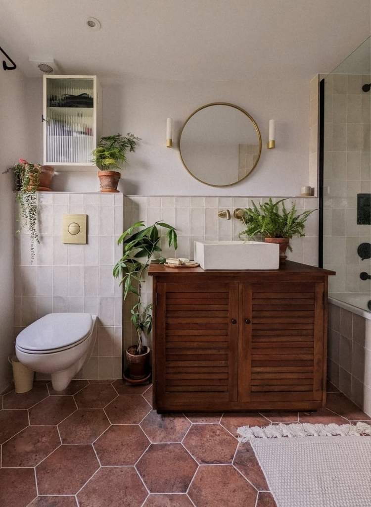 Rustic Mediterranean Bathroom