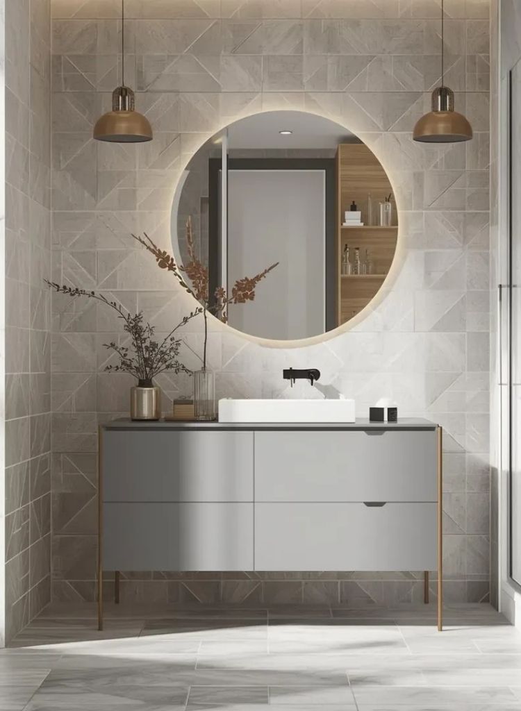 Sleek Modern Bathroom