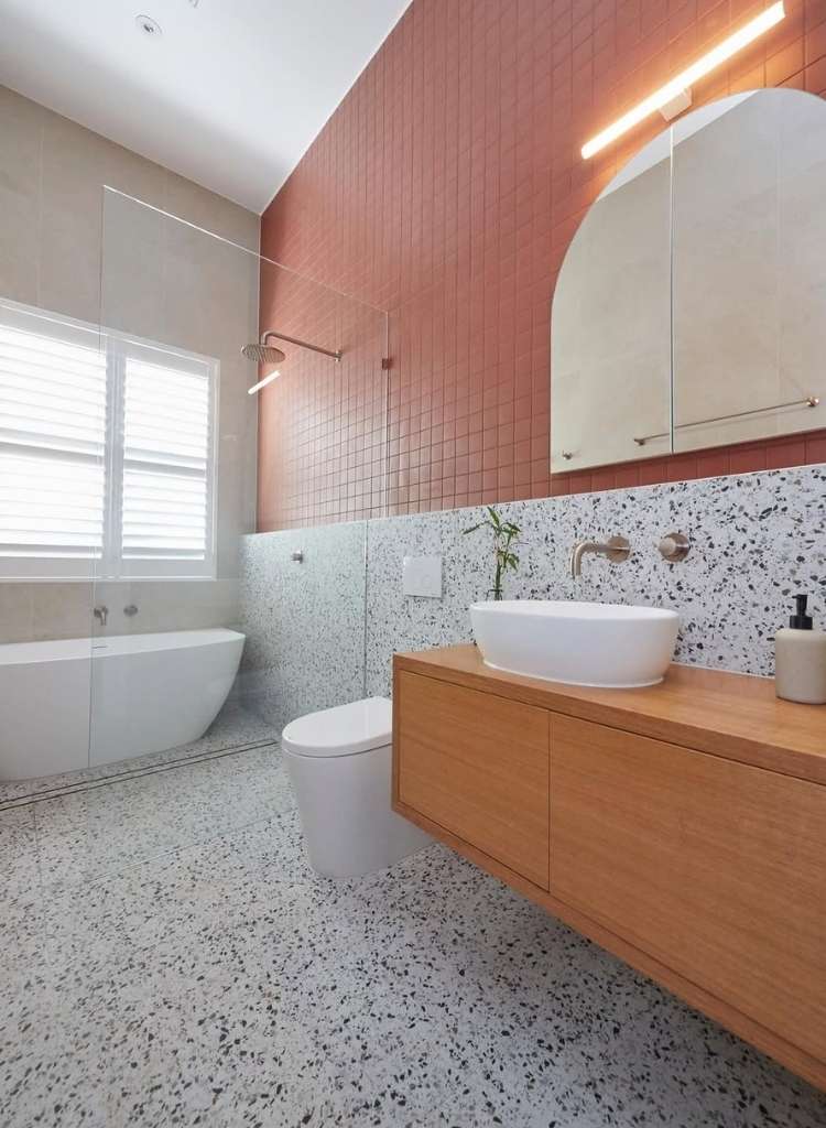 Terrazzo Accent Bathroom