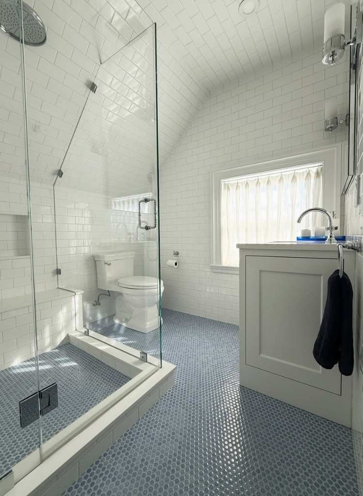 White Subway Tile Bathroom