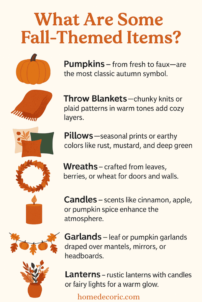 fall themed items