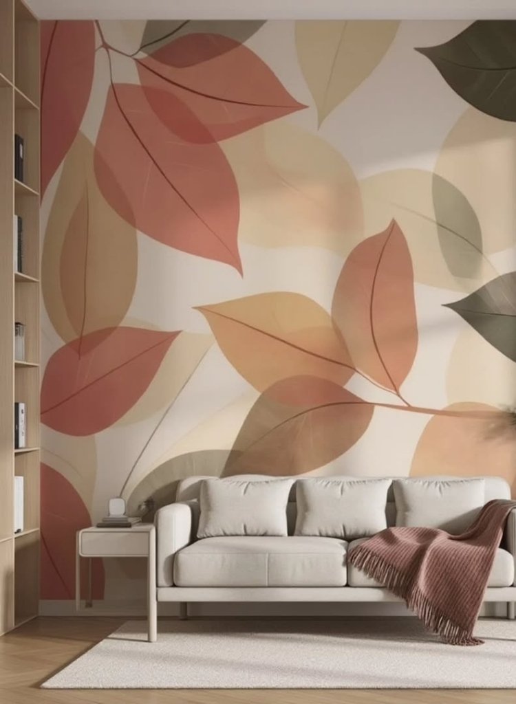 Autumn Leaf Mural Wallpaper