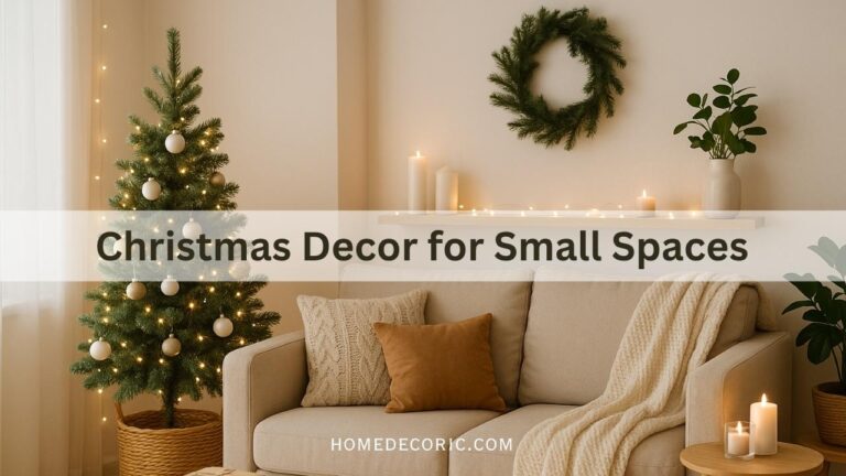 Christmas Decor for Small Spaces