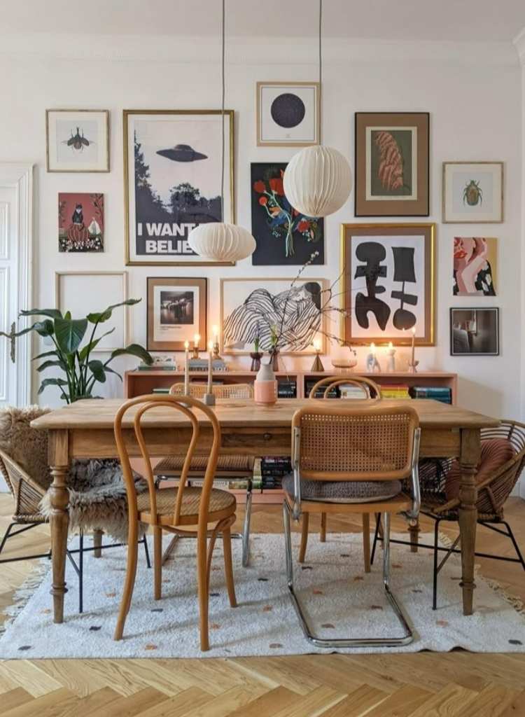 Eclectic Gallery Wall